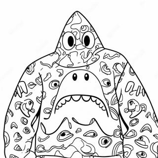 Hnaarabaaysiihuud Bape Shark 116467-51989