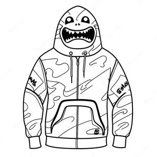 Hnaarabaaysiihuud Bape Shark 116467-51991