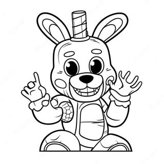 สปริงแทรป Fnaf ระบายสี รูปภาพ