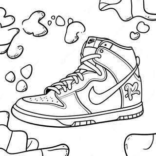 Nike Dunks Kabsilpakraaffitii Rabaaysii 128200-61665