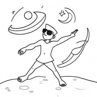 แซนด์แมน หน้าระบายสี