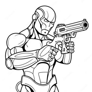 ไซบอร์ก หน้าระบายสี