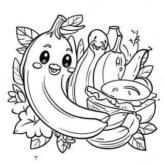 กล้วยกิน หน้าระบายสี