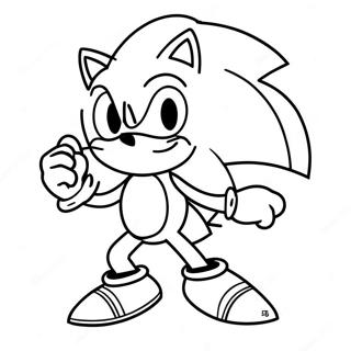 Sticks Sonic ระบายสี รูปภาพ