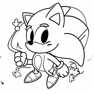 Sticks Sonic หน้าระบายสี