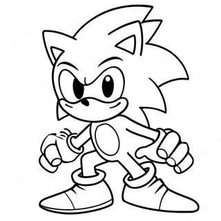 Sonic Exe หน้าระบายสี