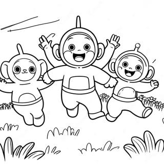 ทีเลทับบี้ หน้าระบายสี