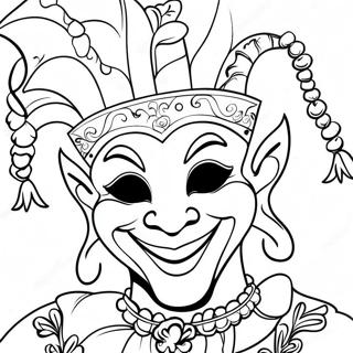 มาร์ดีกราส หน้าระบายสี