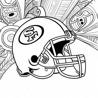 49ers ระบายสี รูปภาพ