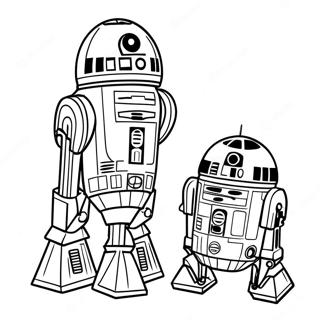 R2d2 ระบายสี รูปภาพ